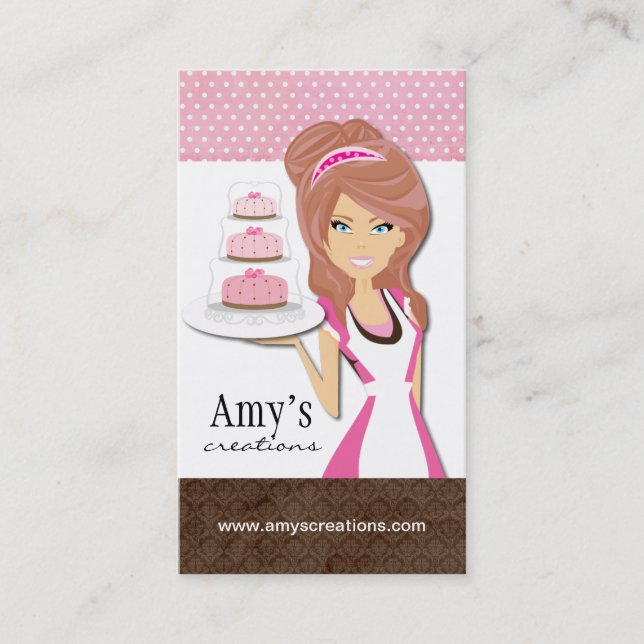 Cake Designer Business Card (Front)