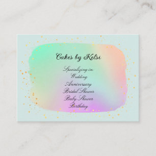 Cake Designer Business Card