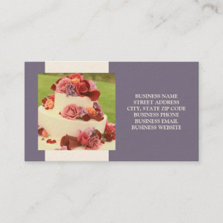 Cake Designer or Wedding Business Cards