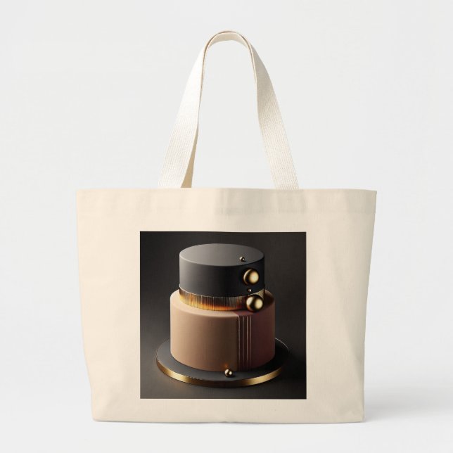 Cake Designers Unique & Stylish   Large Tote Bag (Front)
