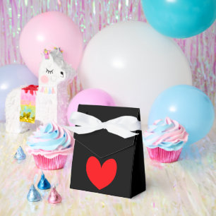 Cake Favour Boxes Black