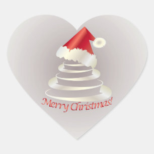Cake for Santa Heart Sticker