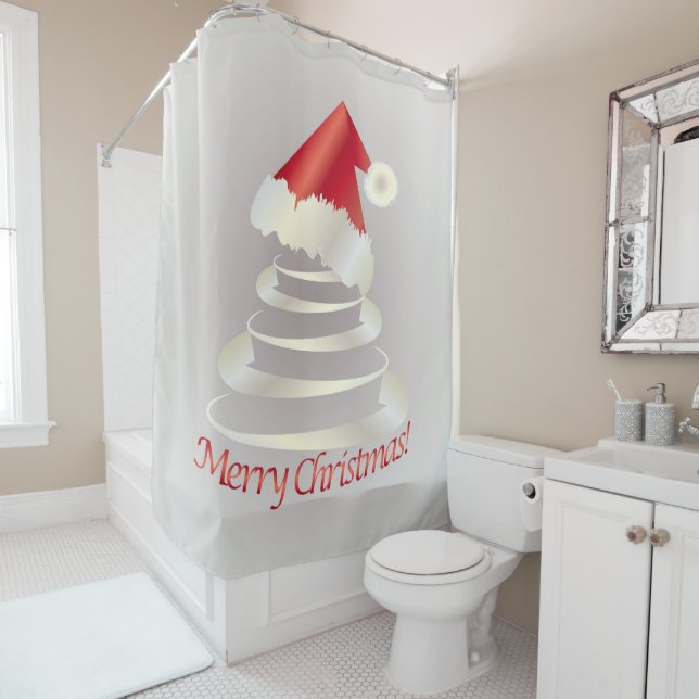 Cake for Santa Shower Curtain (In Situ)