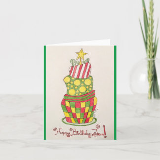 Cake For The King; Happy Birthday Jesus; Christmas Holiday Card