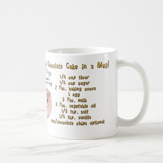 Cake in a Mug, mug! Coffee Mug (Right)