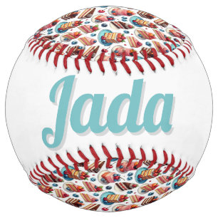 Cake in Your Face (personalise) Softball