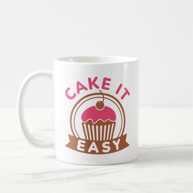 Cake It Easy Coffee Mug (Left)