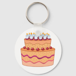 Cake keychain