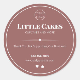 Cake Labels, Cookie Labels, Yoghurt Labels