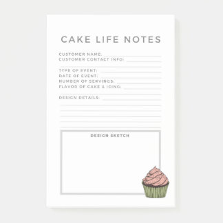 Cake Life Sticky Note Planner