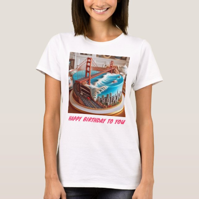 Cake Logo design for t-shirts  (Front)