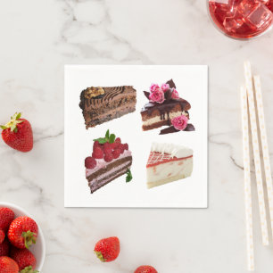Cake Lovers Delicious Desserts Quirky Napkin