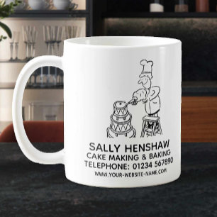Cake Making & Baking Promotional Coffee Mug