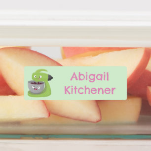 Cake mixer kitchen appliance cartoon personalised