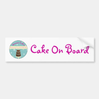 Cake On Board Bumper Sticker