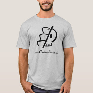 Cake or Death Icon Front Only - Men's White T-Shirt