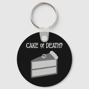 Cake or Death? Key Ring