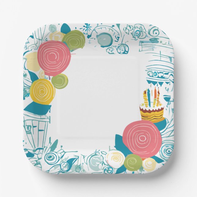 cake paper plate (Front)