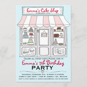 Cake Party Invitation