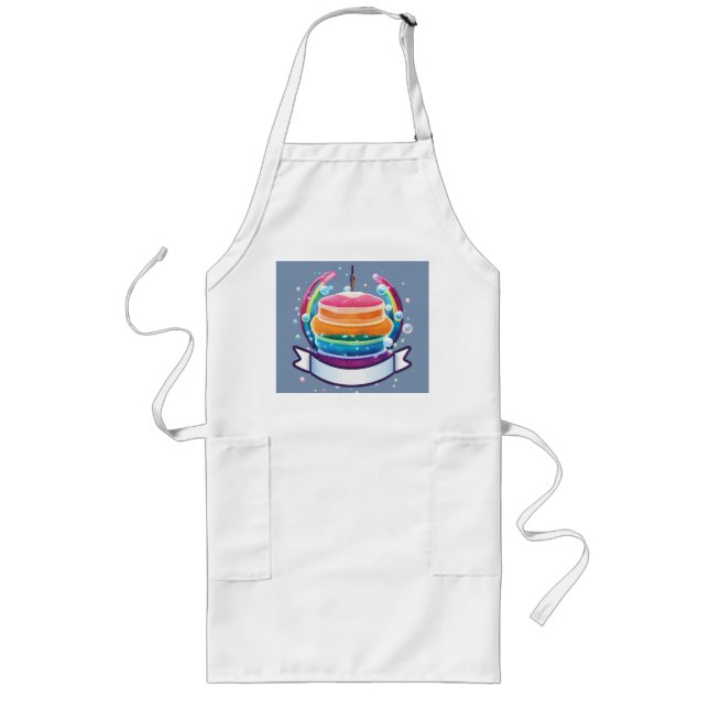 "Cake Pastry Print Design Apron - Sweet and Stylis (Front)