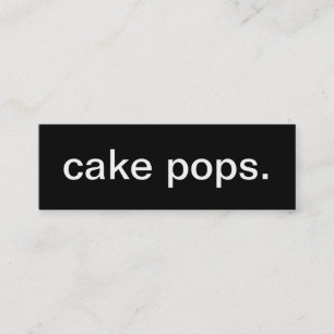 Cake Pop Business Card