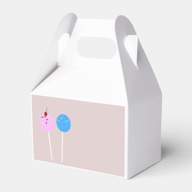 Cake Pop Treat Box (Front Side)
