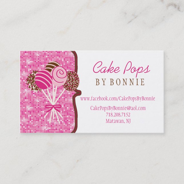 Cake Pops Bakery : Business Card (Front)