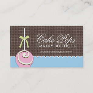 Cake Pops Business Cards