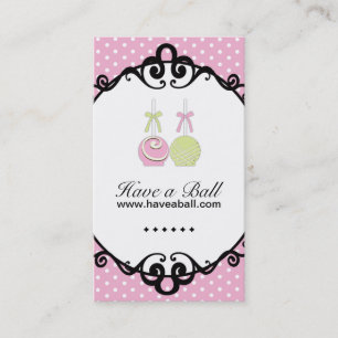Cake Pops Business Cards