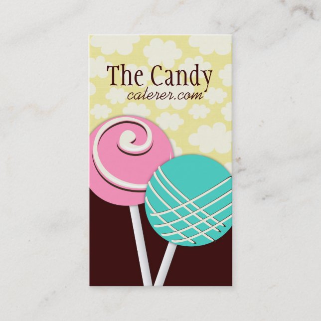 Cake Pops Business Cards (Front)