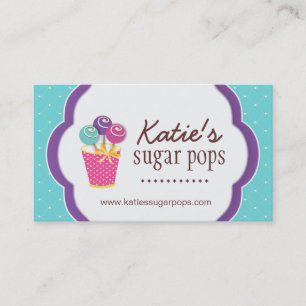 Cake Pops Business Cards