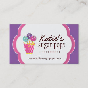Cake Pops Business Cards