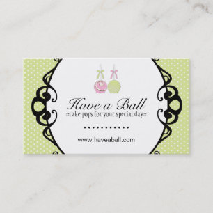 Cake Pops Business Cards