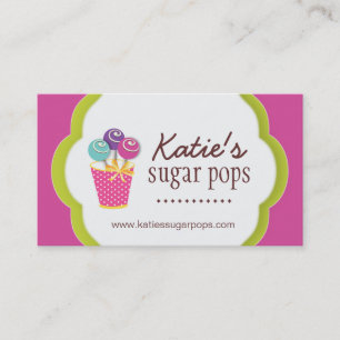 Cake Pops Business Cards