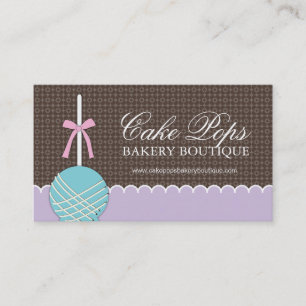 Cake Pops Business Cards
