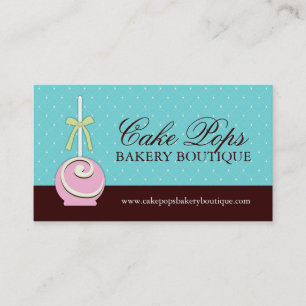 Cake Pops Business Cards