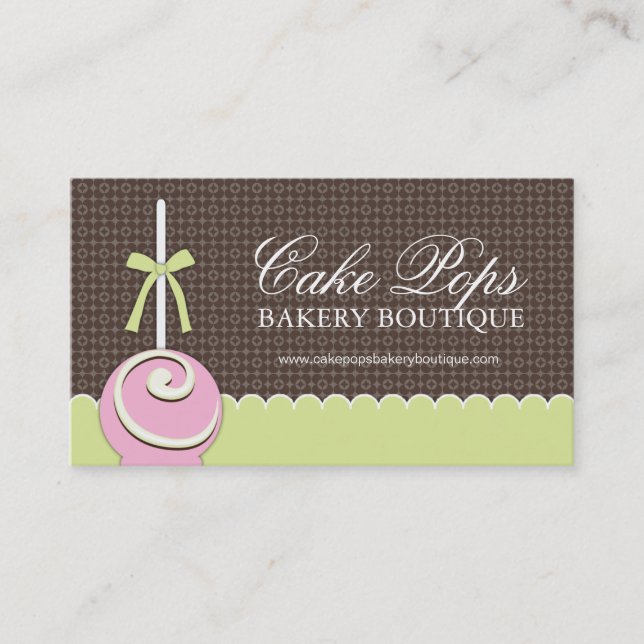 Cake Pops Business Cards (Front)