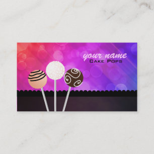 Cake Pops Business Cards