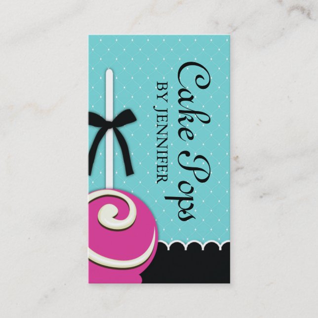 Cake Pops Business Cards (Front)