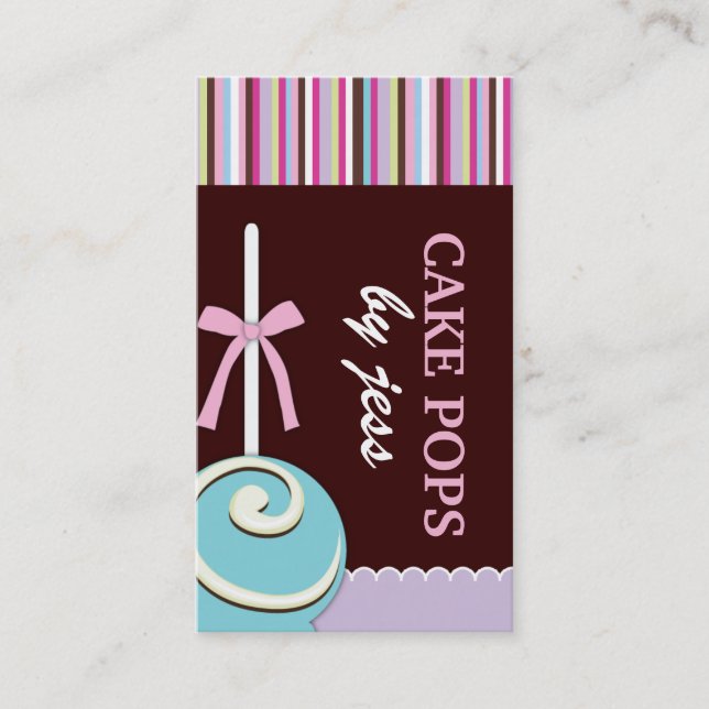 Cake Pops Business Cards (Front)