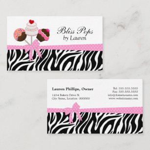 Cake Pops Business Cards
