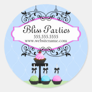 Cake Pops Dessert Table Classic Round Sticker
