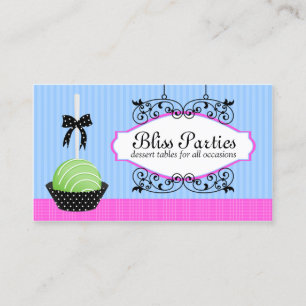 Cake Pops Desserts Business Cards