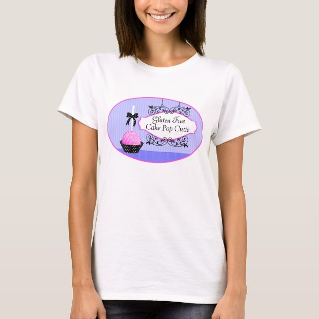 Cake Pops Desserts Custom Business T-Shirt (Front)