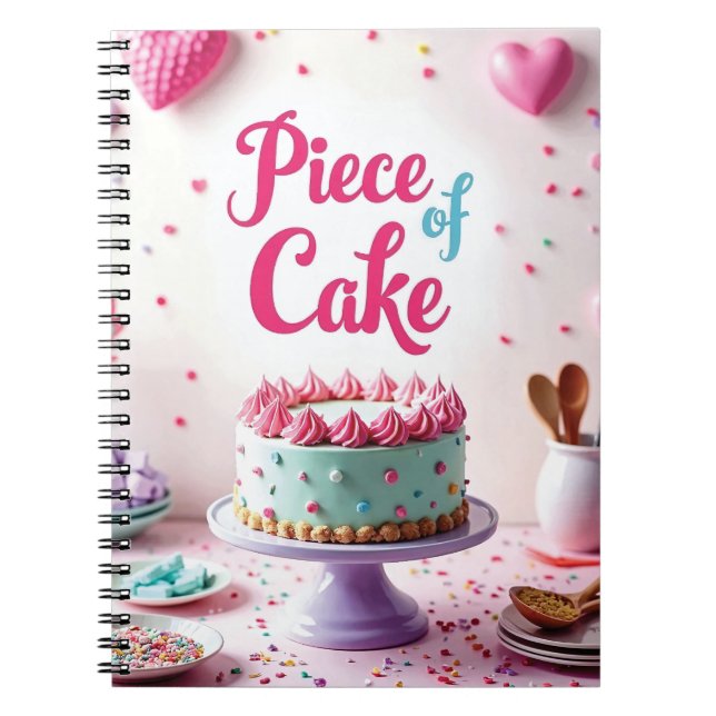 Cake Recipes Notebook (Front)