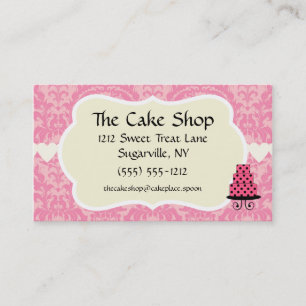 Cake Shop Baker Bakery Business Cards