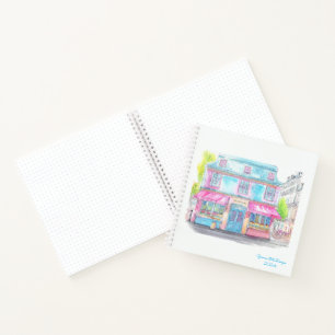 Cake shop bullet journal notebook