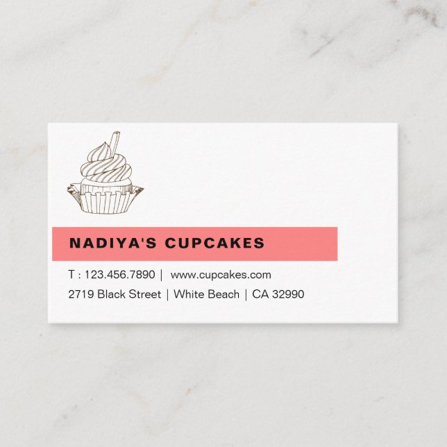 Cake Shop Business Card (Front)