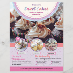 Cake Shop Flyer Template