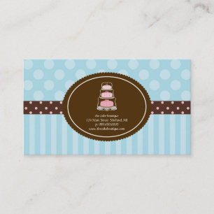 Cake Shop or Bakery Business Cards